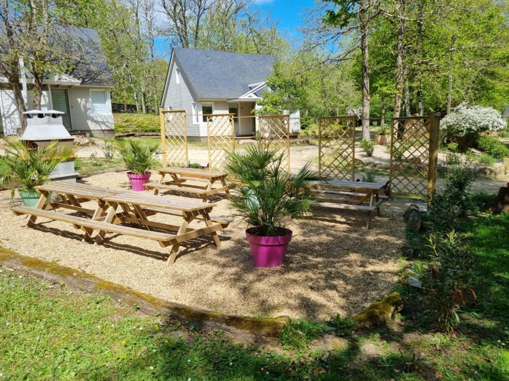 Les Chalets De Saumur, Piscine & Parc Boise, 100M Du Cadrenoir Экстерьер фото